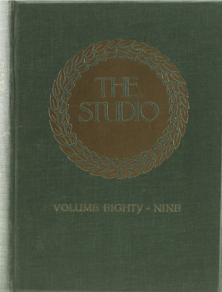 The Studio. An illustrated magazine of fine and applied art. Volume 89.