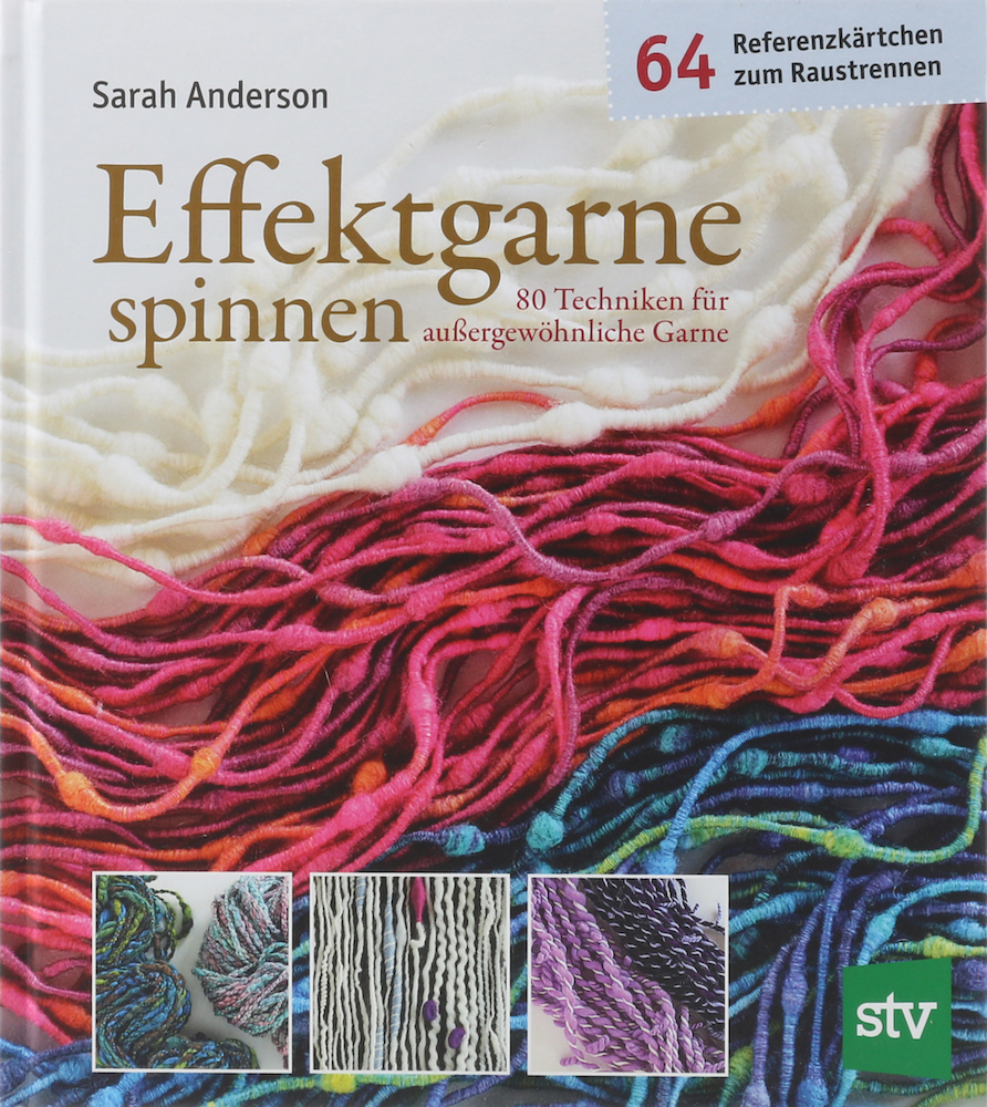 Anderson, Effektgarne spinnen. 80 Techniken für außergewöhnliche Garne. 64 Refer