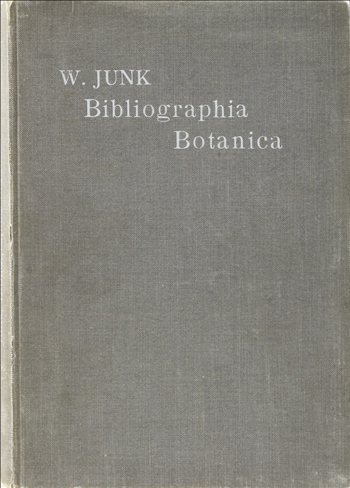 Junk, Bibliographia Botanica.